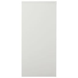 Berkfield Home Sliding Door Cabinet Light Grey 90x40x90 cm Steel - Size: 90 x 40 x 90 cm - thumbnail 3