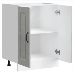 Berkfield Home Sink Base Cabinet Kalmar Concrete Grey 60x46x81.5 cm Engineered Wood - thumbnail 5