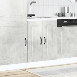 Berkfield Home Sink Base Cabinet Kalmar Concrete Grey 60x46x81.5 cm Engineered Wood - thumbnail 3