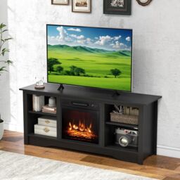 "Living Room TV Console Table TV Stand for up to 65"" Flat Screen TVs" - thumbnail 1