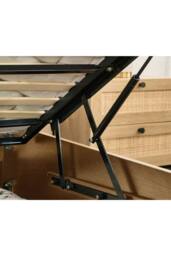 Julian Bowen Padstow Rattan Effect Ottoman Storage Bed in Natural - Size: Double - thumbnail 5