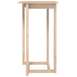 Berkfield Home Beautiful Bar Table 60x60x110 cm Solid Wood Pine in Natural - Size: 60 x 60 x 110 cm