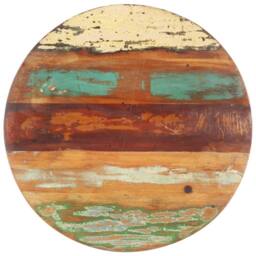 Berkfield Home Round Table Top 50 cm 15-16 mm Solid Reclaimed Wood - thumbnail 3