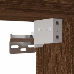 Berkfield Home Wall-mounted Bedside Cabinets 2 pcs Brown Oak 40x31x39.5 cm - thumbnail 9