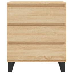 Berkfield Home Sideboard Sonoma Oak 60x35x70 cm Engineered Wood in Light Tan - Size: 60 x 35 x 70 cm - thumbnail 5