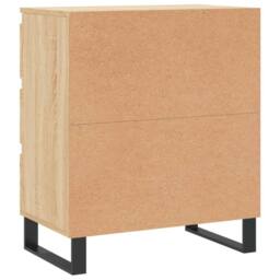 Berkfield Home Sideboard Sonoma Oak 60x35x70 cm Engineered Wood in Light Tan - Size: 60 x 35 x 70 cm - thumbnail 8
