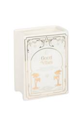 KDMD White Book-Shaped Ceramic Vase - Elegant Home Decor for Book Lovers - thumbnail 3