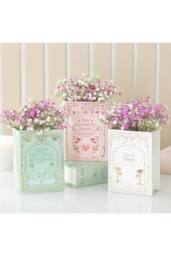 KDMD White Book-Shaped Ceramic Vase - Elegant Home Decor for Book Lovers - thumbnail 5