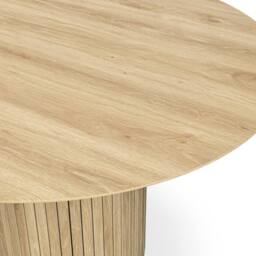 More4Homes Arlo Round Dining Table w Oak Legs in Light Oak - thumbnail 4