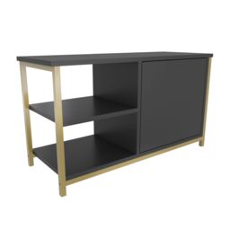 Decorotika Muskegon TV Stand TV Unit for TV's up to 63 inch in Dark Grey - thumbnail 5