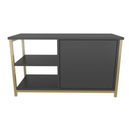 Decorotika Muskegon TV Stand TV Unit for TV's up to 63 inch in Dark Grey - thumbnail 4
