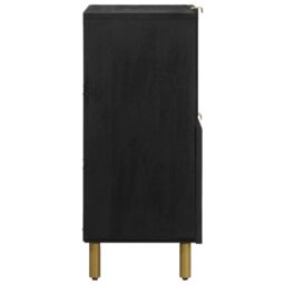 Berkfield Home Sideboard Black 80x33x75 cm Engineered Wood - Size: 80 x 33 x 75 cm - thumbnail 4