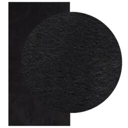Berkfield Home Rug HUARTE Short Pile Soft & Washable Black 100x200 cm - Size: Medium - thumbnail 3