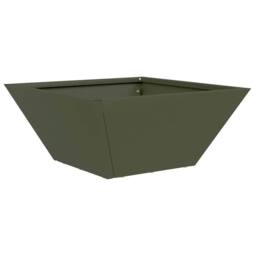 Berkfield Home Gorgeous 5 pcs Olive green 35 x 35 x 15 cm Steel - thumbnail 5