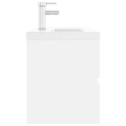 Berkfield Home Sink Cabinet with Built-in Basin White Engineered Wood - thumbnail 5