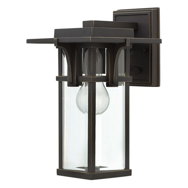 Loops Outdoor IP44 Wall Light Oil Rubbed Bronze LED E27 100W d01364