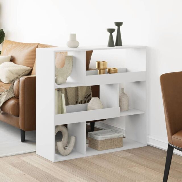 Berkfield Home Room Divider White 100x33x94.5 cm Engineered Wood - image 1