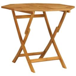 Berkfield Home 5 Piece Garden Dining Set Solid Teak Wood in Brown - thumbnail 3