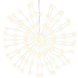 Berkfield Home Christmas Starburst Lights 140 LEDs 8 pcs Warm White 17 cm - thumbnail 3