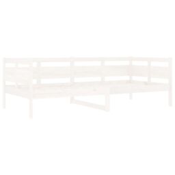 Berkfield Home Day Bed White Solid Wood Pine 90x200 cm - thumbnail 4