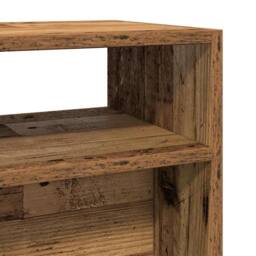 Berkfield Home Decorative Console Table Old Wood 105x30x80 cm Engineered Wood in Brown - Size: 105 x 30 x 80 cm - thumbnail 7