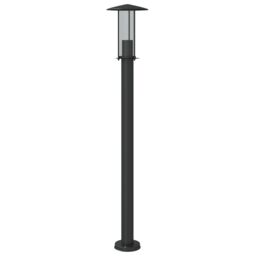 Berkfield Home Outdoor Floor Lamp Black 100 cm Stainless Steel - thumbnail 5