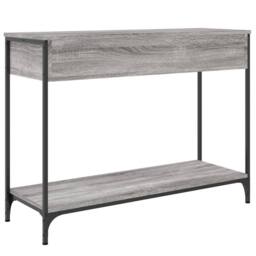 Berkfield Home Console Table Grey Sonoma 100x34.5x75 cm Engineered Wood - thumbnail 8