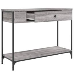 Berkfield Home Console Table Grey Sonoma 100x34.5x75 cm Engineered Wood - thumbnail 5