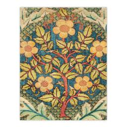 Artery8 William Morris Framed Wall Art Print Rose Wreath Embroidery Pattern - Size: A4 - thumbnail 3