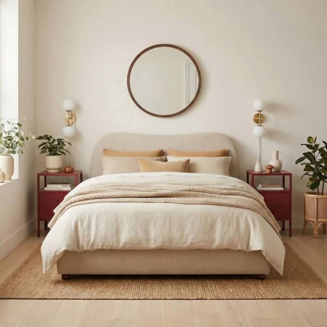FurnitureboxUK Mabel Fabric Ottoman Bed Frame in Cream - Size: Double - image 1