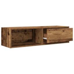Berkfield Home TV Cabinets 2 pcs Old Wood 100x31x25.5 cm Engineered Wood in Brown - thumbnail 5
