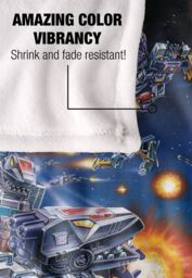 Hasbro Transformers 152 x 127 cm Decepticon Box Art Silky Touch Super Soft Throw Blanket in White - thumbnail 4