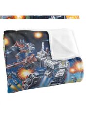 Hasbro Transformers 152 x 127 cm Decepticon Box Art Silky Touch Super Soft Throw Blanket in White - thumbnail 3