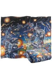 Hasbro Transformers 152 x 127 cm Decepticon Box Art Silky Touch Super Soft Throw Blanket in White - thumbnail 2