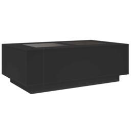 Berkfield Home Coffee Table with Infinity LED Black 116x69x40 cm - Size: 116 x 69 x 40 cm - thumbnail 8