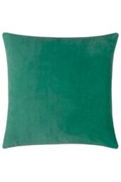 Paoletti Mentera 100% Cotton Floral Cushion in Green - Size: 50 cm x 50 cm - thumbnail 2