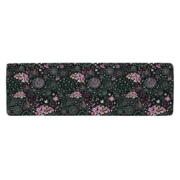 Benjamin Tate Design Different Flowers Shapes & Birds Runner Rug in Natural - Size: 67 cm x 230 cm - thumbnail 1