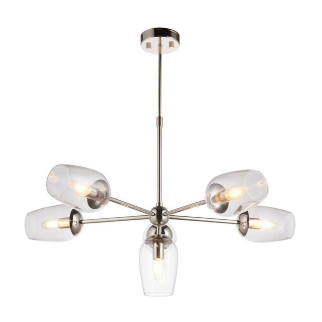 Netlighting Livorno Multi Arm Pendant Glass in Grey - image 1