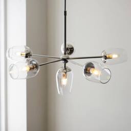 Netlighting Livorno Multi Arm Pendant Glass in Grey - thumbnail 5