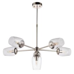 Netlighting Livorno Multi Arm Pendant Glass in Grey - thumbnail 6