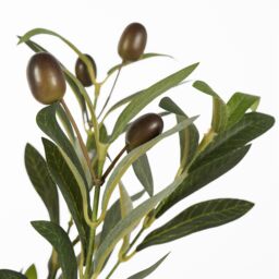 OHS Artificial Olive Tree with Lifelike Leaves Realistic Plant in Basket in Natural - Size: 50 cm - thumbnail 5