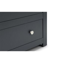 Ashfield Clean Anthracite 4 Drawers Chest in Dark Grey - thumbnail 6