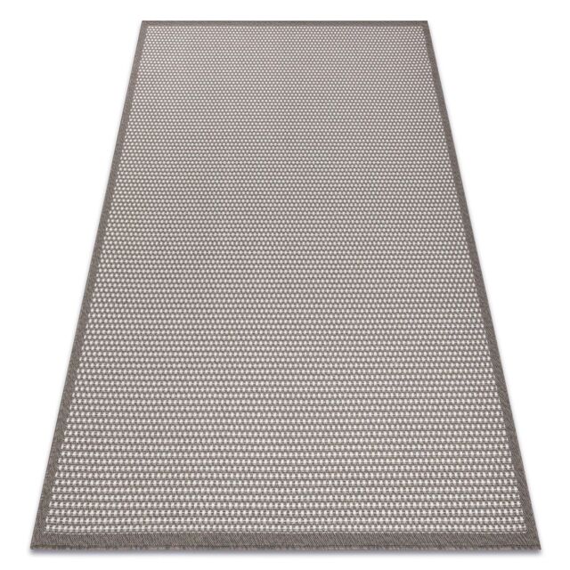 RugsX Sisal Bordero Rug in Brown - Size: 140 cm x 190 cm - image 1
