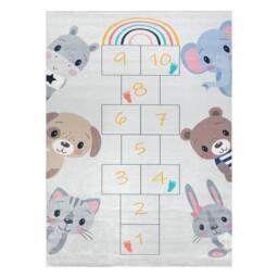 RugsX Bambino Rug in Grey - Size: 80 cm x 150 cm - thumbnail 2