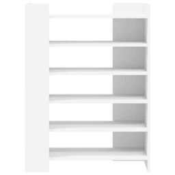 Berkfield Home Shoe Cabinet White 74.5x37.5x100 cm Engineered Wood - thumbnail 4