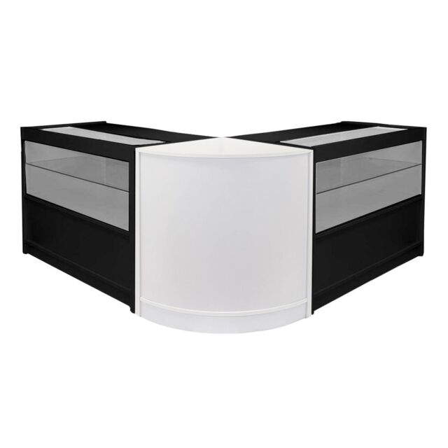 Monstershop Emperor C1200 C1200 CM60 Black & White Retail Shop Counters - image 1