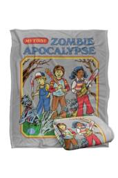 Steven Rhodes My First Zombie Apocalypse Super Soft Throw Blanket - Size: Small - thumbnail 2