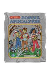 Steven Rhodes My First Zombie Apocalypse Super Soft Throw Blanket - Size: Small - thumbnail 1