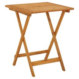 Berkfield Home Beautiful 3 Piece Bistro Set Leaf Pattern Fabric & Solid Wood in Tan - thumbnail 5