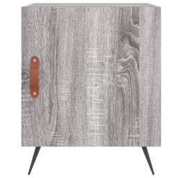 Berkfield Home Modern Bedside Cabinets 2 pcs Grey Sonoma 40x40x50 cm Engineered Wood - Size: 40 x 40 x 50 cm - thumbnail 6